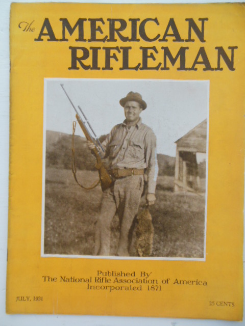 Image for The American Rifleman Magazine July 1931 (Portsmouth, Ohio First Muzzle-loading Matches)