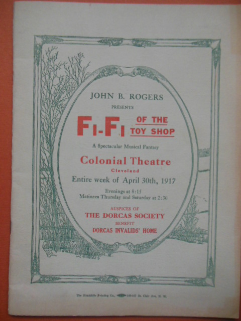 Image for Fi-Fi of the Toy Shop A Spectacular Musical Fantasy Colonial Theatre Cleveland 1917