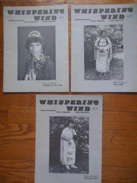 Image for Whispering Wind Magazine Vol. 17. No. 3,4,5 (Native American 1984)