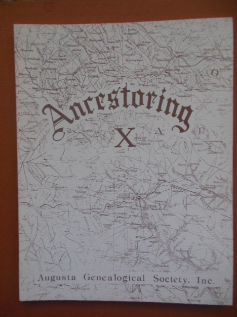 Image for Ancestoring X Magazine (Georgia Genealogy 1985)