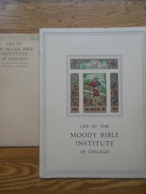 Image for Life At the Moody Bible Institute of Chicago (Oversized Advertising Booklet in Original Envelope, 1930)