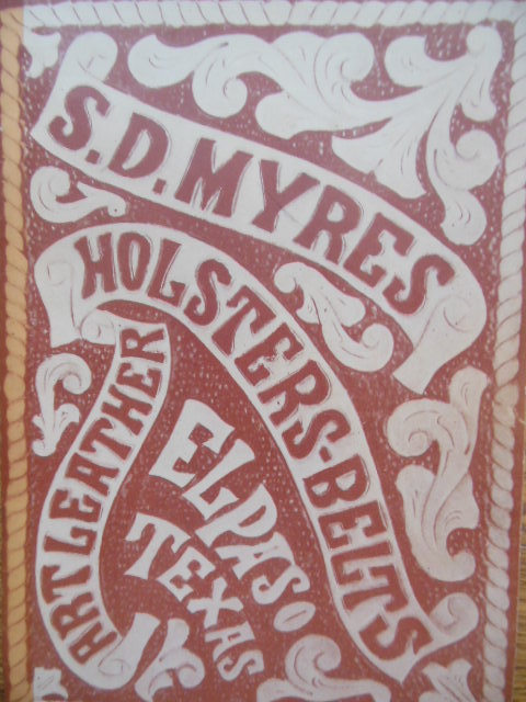 Image for S.D. Myres Holsters Belts Art Leather (1944 Trade Catalog)