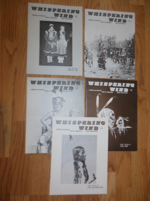 Image for Whispering Wind Magazine (Native American Five Issues 1985)