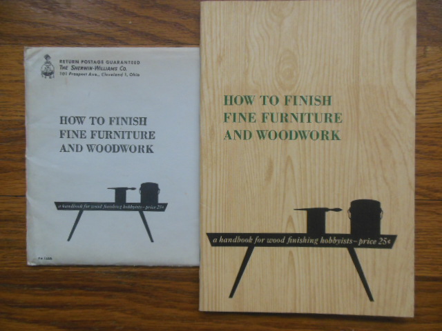 Image for How To Finish Fine Furniture and Woodwork in Original Envelope (Sherwin Williams (1960)