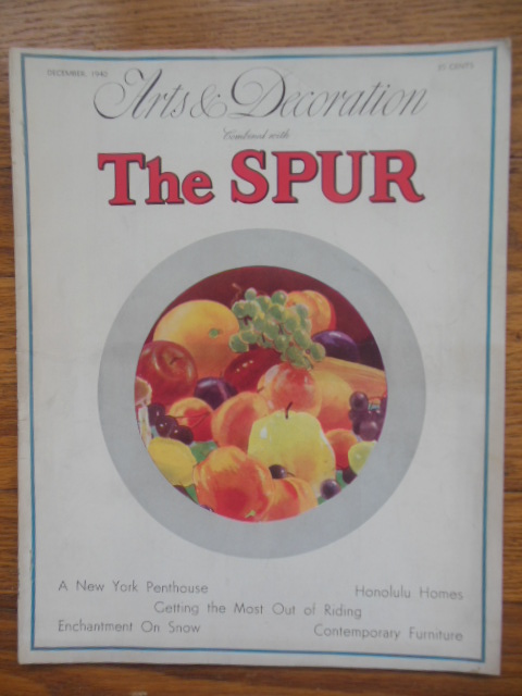 Image for Arts & Decoration Combined With The Spur December, 1940