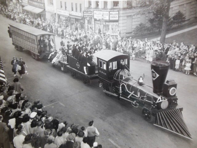 Image for Photograph Erie Railroad Cleveland Parade (1950's)