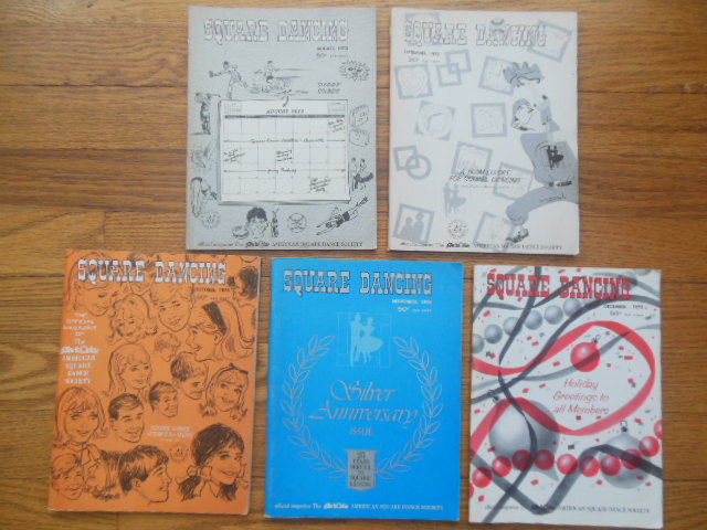 Image for Square Dancing; Official Magazine of the Square Dance Society (Five Issues, 1973)