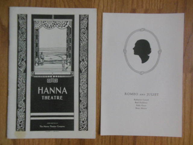 Image for Hanna Theatre Program Cleveland 1934 (Katherine Cornell insert laid-in)