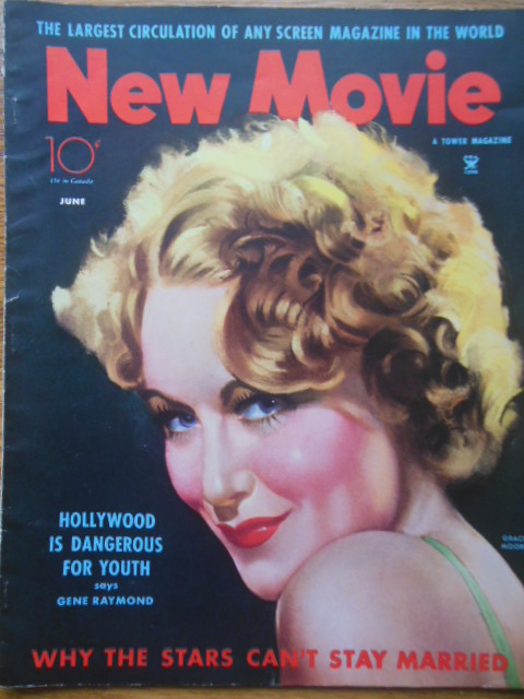 Image for The New Movie Magazine, June 1935 (Grace Moore, Will Rogers, Joan Crawford, Garbo, Maureen Sullivan)