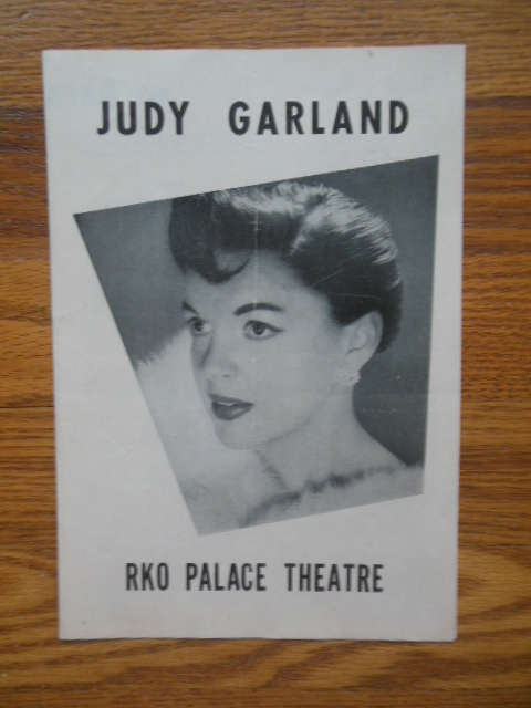 Image for Judy Garland RKO Palace Theatre Program 1956
