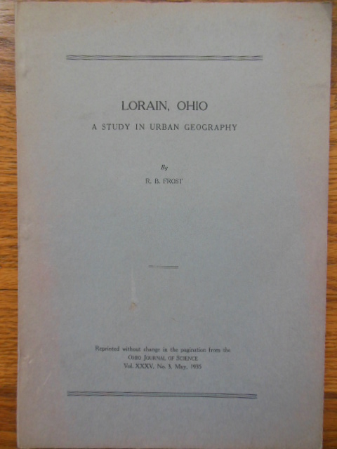 Image for Lorain, Ohio; A Study In Urban Geography