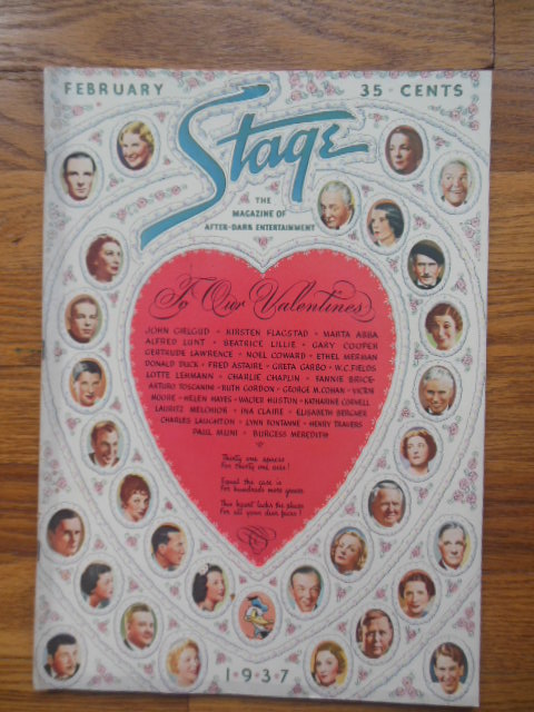 Image for Stage The Magazine of After-Dark Entertainment February, 1937 (Dinner Theaters. Liquor Laws. Clark Gable and Myrna Loy)