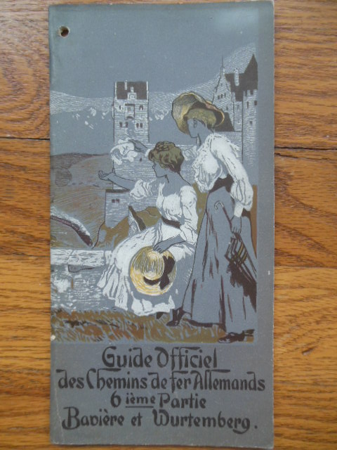 Image for Guide Officiel des Chemins de fer Allemands 6 ieme Partie Baviere et Wurtemberg (French Language Guide to German Railways)