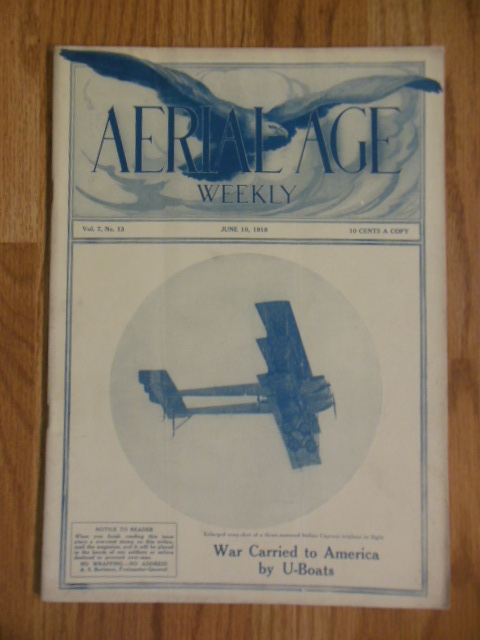 Image for Aerial Age Weekly Magazine (June 10, 1918)