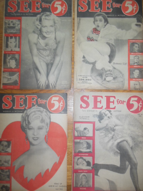 Image for See Magazine World In Action (four issues 1938)