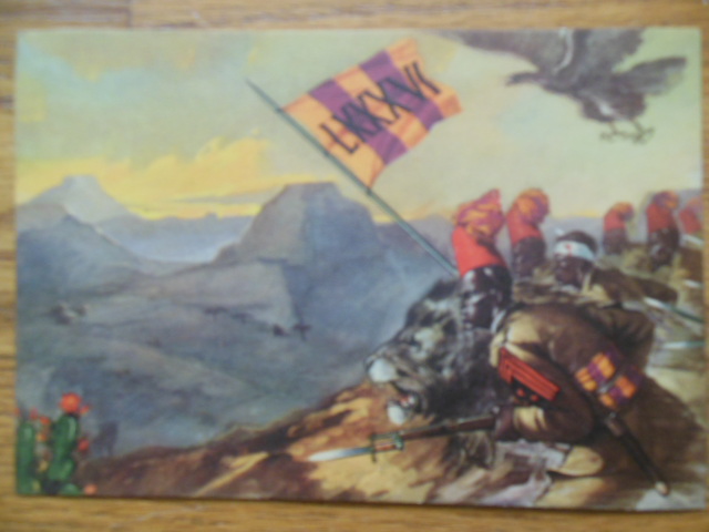 Image for Postcard Battaglione Coloniale (Ethiopian war circa 1939)