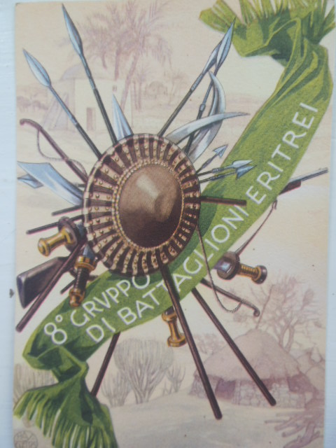 Image for Postcard 8 Gruppo Di Battaglione Eritrei (Africa Orientale Italiana)
