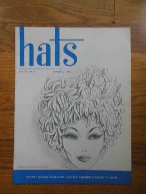Image for Hats Magazine (Only Milinery Magazine in U.S. October, 1962)