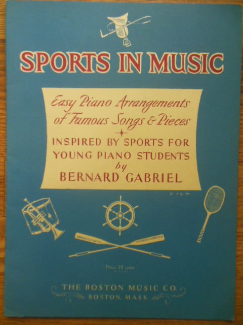 Image for Sports In Music; Easy Piano Arrangments (1955)