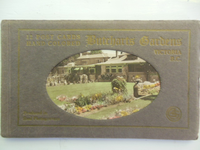 Image for 12 Post Cards Hand Colored  Butcharts Gardens Victoria, British Columbia