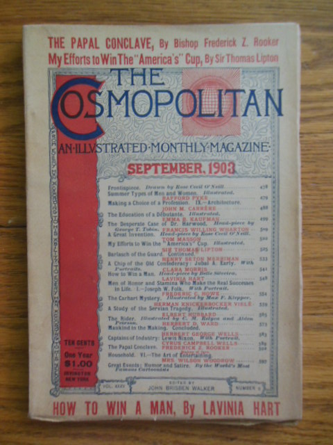 Image for The Cosmopolitan Magazine September, 1903 (Civil War Jubal A. Early; Sir Thomas Lipton America's Cup; Elbert Hubbard)