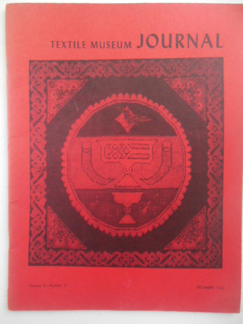 Image for Textile Museum Journal December, 1967 (Fine Rugs; Malmuks; Drycleaning Fragile Textiles)