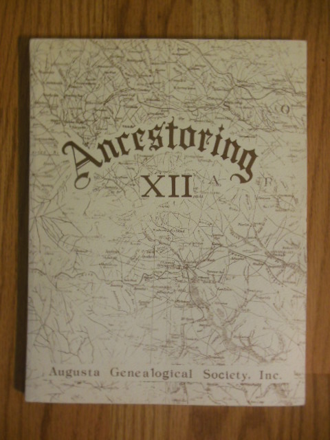 Image for Ancestoring XII Magazine; Augusta Genealogical Society (1987)