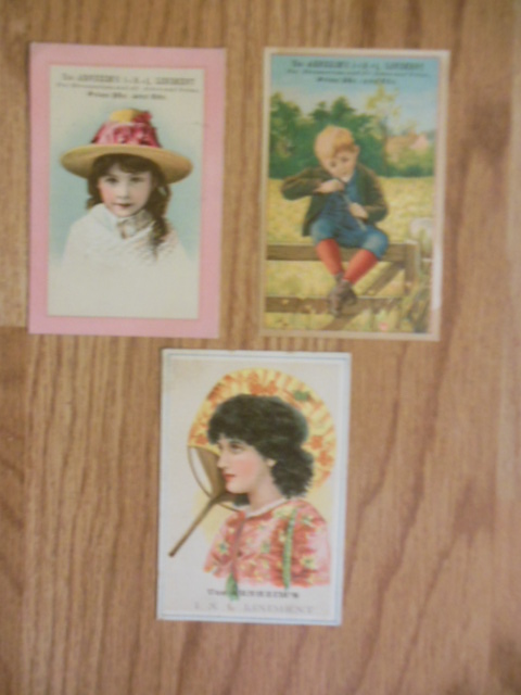 Image for Three Arnheim's Liniment Trade Cards (Pittsburgh)
