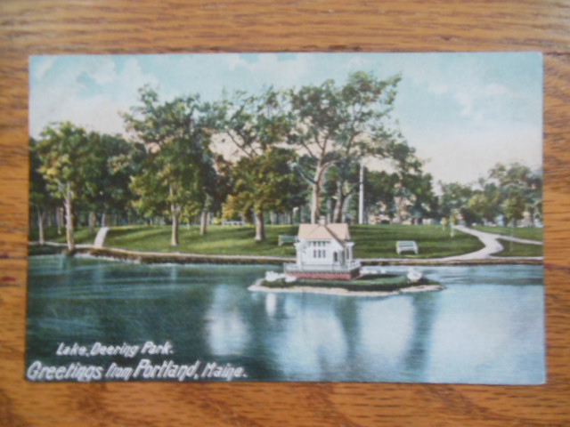 Image for Lake Deering Park Greetings From Portland, Maine