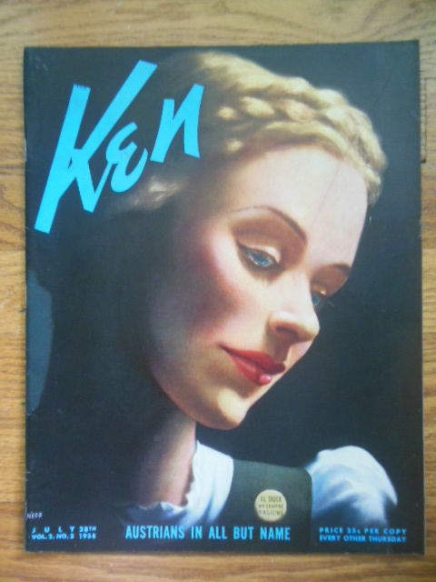 Image for Ken Magazine July, 28, 1938 (Ernest Hemingway Boxing, Germans in South Tyrol, FDR as Counter-Revolutionary)