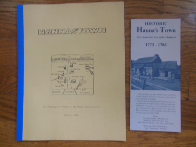 Image for Hannastown; Historic Hanna's Town (1977)