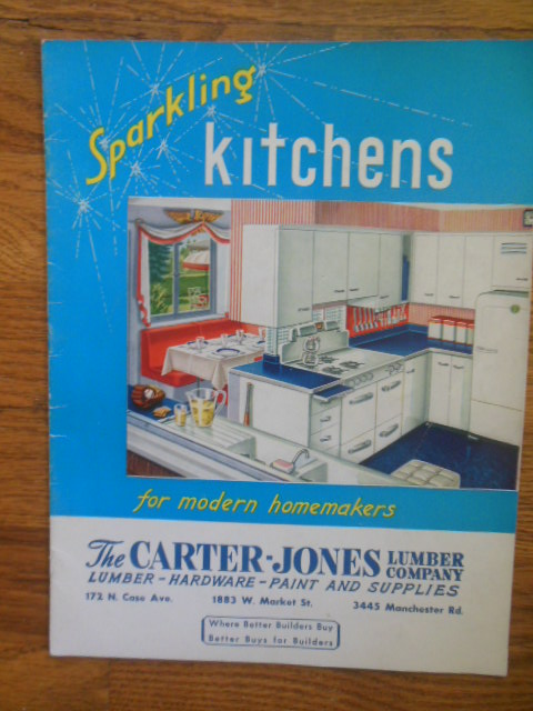 Image for Sparkling Kitchens For Modern Homemakers 1951 (Carter-Jones Lumber Akron, Ohio)