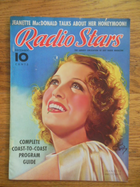 Image for Radio Stars Magazine December 1937 (Jeanette MacDonald, Kitty Carlisle)