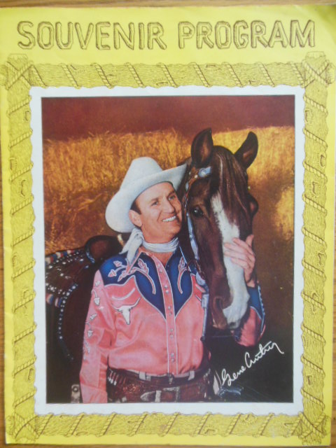 Image for Souvenir Program Gene Autry (1950's)