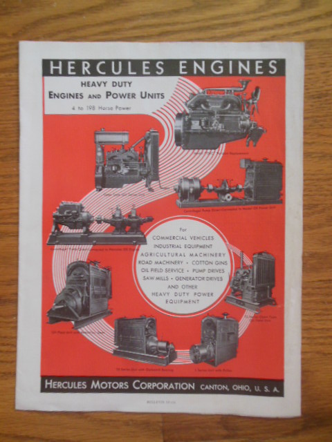 Image for Hercules Engines, Hercules Motors Corporation Bulletin SP-136
