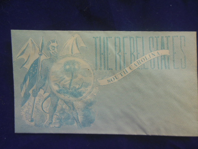 Image for Civil War Envelope The Rebel States South Carolina (1861)