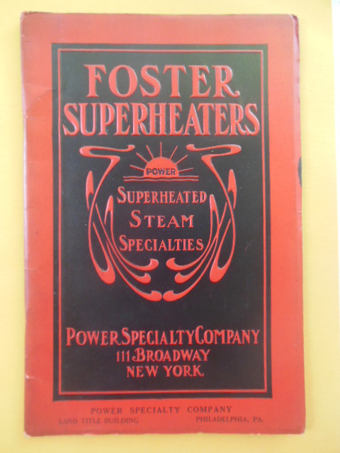 Image for Foster Superheaters Power Speciality Company 1912