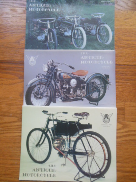 Image for The Antique Motorcycle Magazine (3 issues Summer, Fall, Winter 1987)