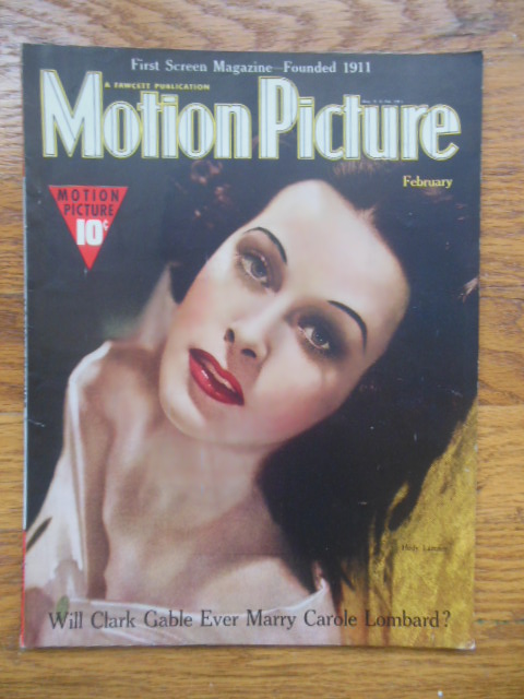 Image for Motion Picture Magazine April, 1939 (Hedy Lemar cover)