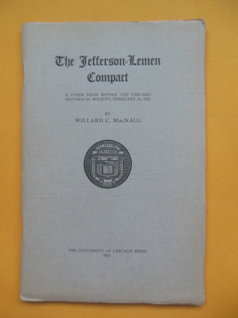 Image for The Jefferson-Lemen Compact (1915)