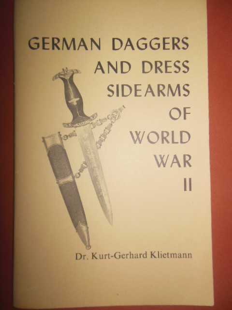 Image for German Daggers and Dress Sidearms of World War II (1967)