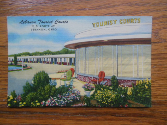 Image for Postcard Lebanon Tourist Courts (Ohio)