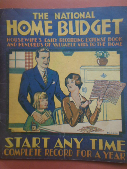 Image for The National Home Budget Housewife's Daily Recording Expense Book (1932)