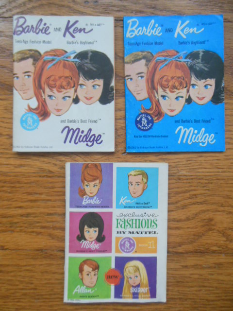 Image for Barbie Ken Midge Allan Skipper Booklets (1962, 1963)