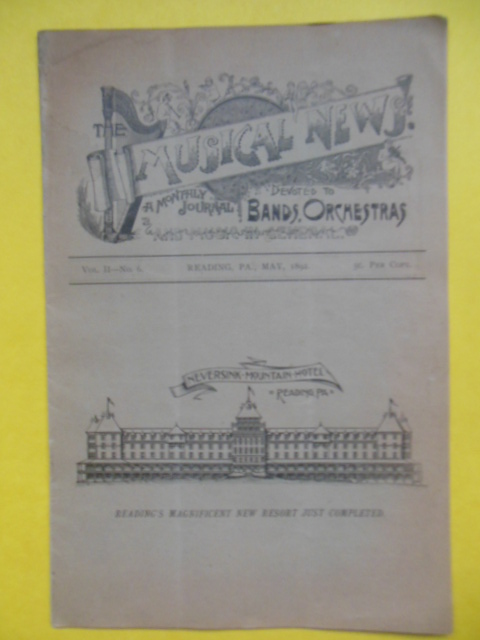 Image for The Musical News: A Monthly Journal Devoted to Bands, Orchestras and Music In General (May 1892)