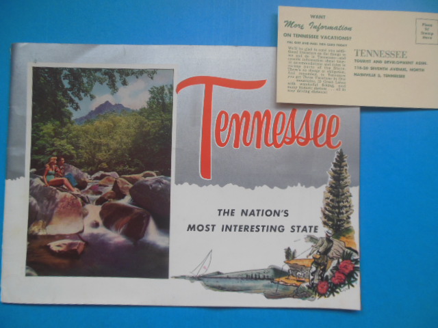 Image for 1950's Travel Tennessee The Nation's Most Interesting State