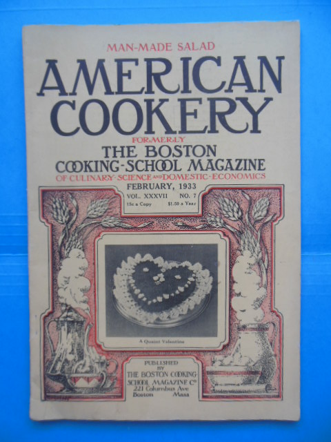 Image for American Cookery Formerly the Boston Cooking-School Magazine February, 1933