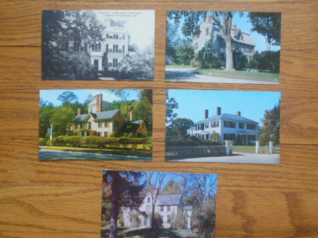 Image for Postcards Concord, Massachusetts Literary Homes(Lowell, Hawthorne, Alcott, Emerson)