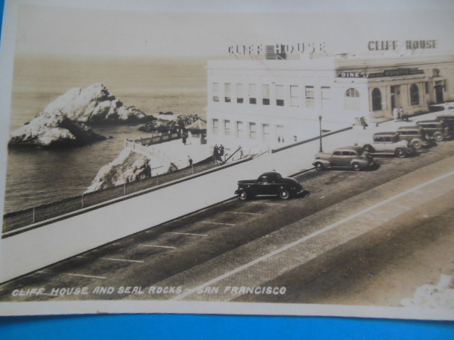 Image for Real Photo Postcard Cliff House and Seal Rocks, San Francisco (1940's)