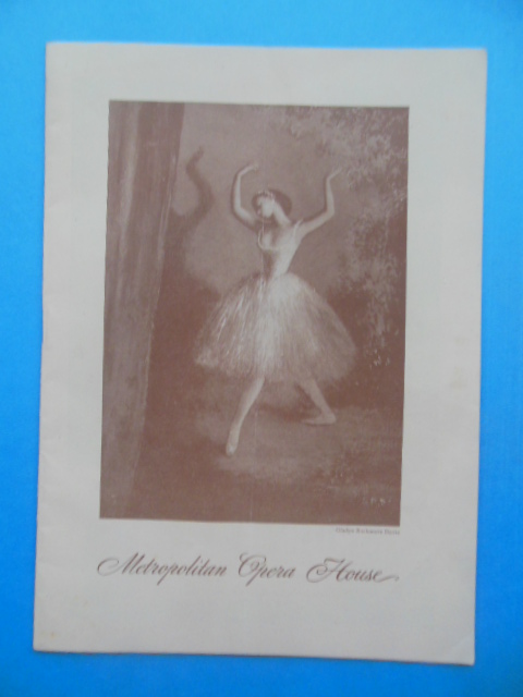 Image for Program Metropolitan Opera House Romeo & Juliet (Maria Tallchief, 1945)
